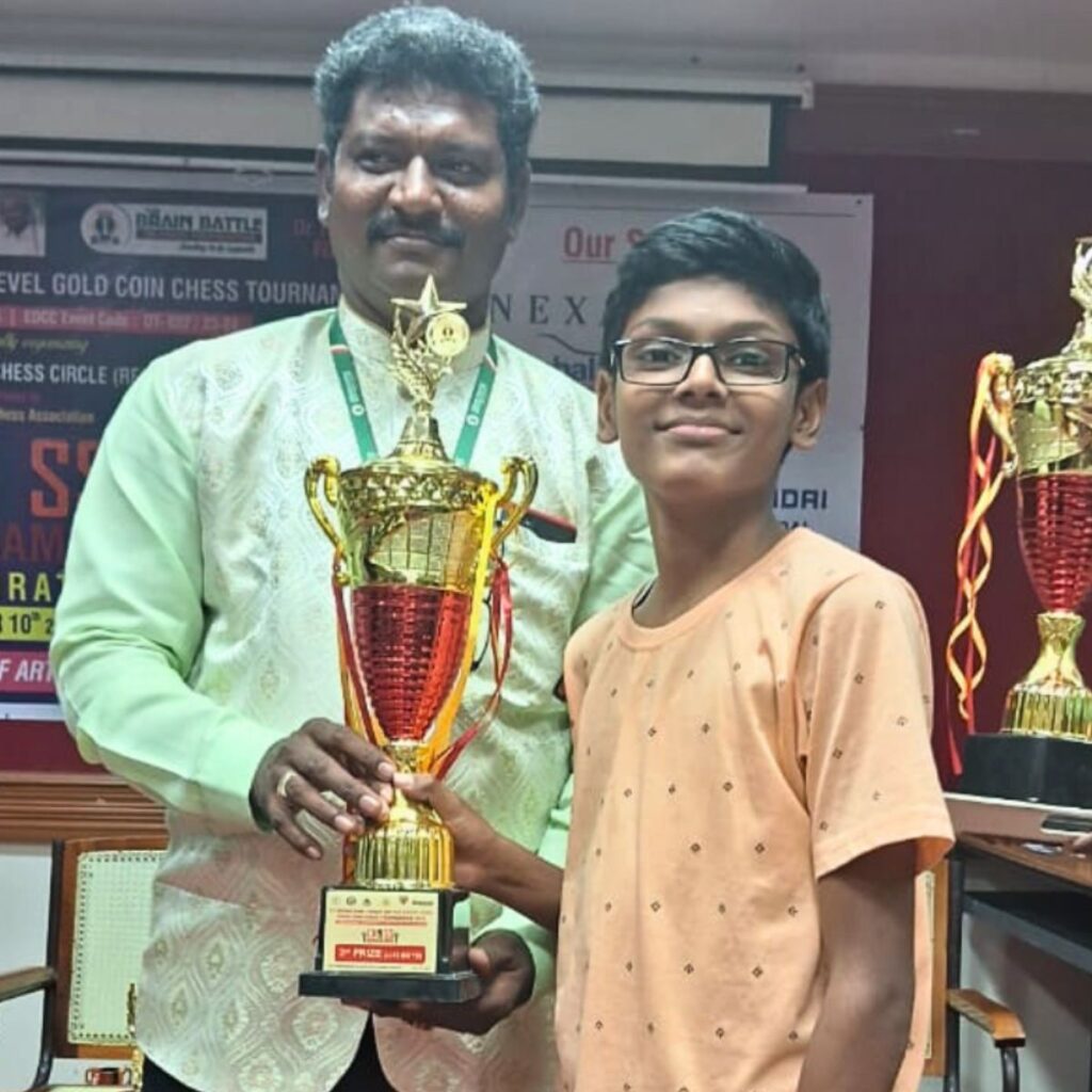 chess academy student competition result
