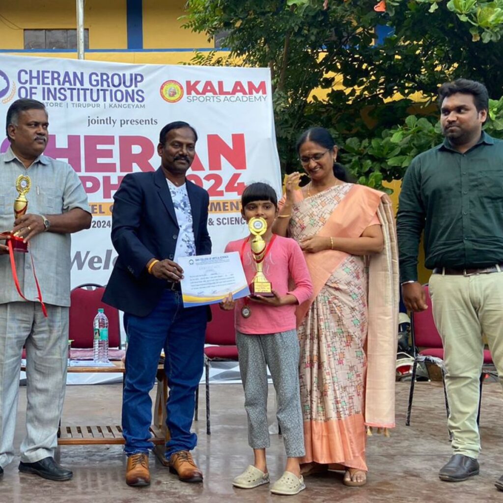 chess classes near me coimbatore mokshitha winning prize