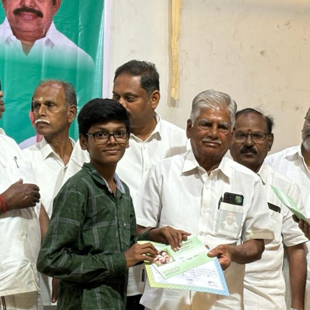 chess student coimbatore district achievement, coimbatore chess academy open winner